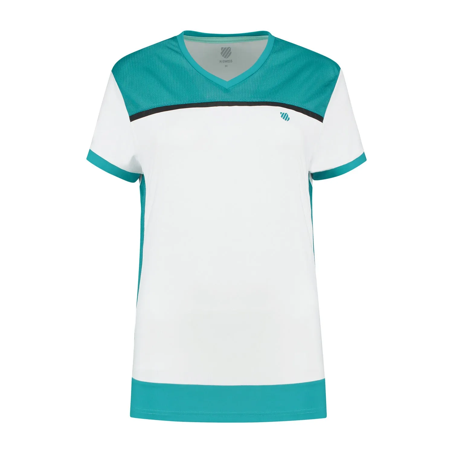 194237-171 | HYPERCOURT ADVANTAGE TEE 2 | WHITE / ARUBA BLUE