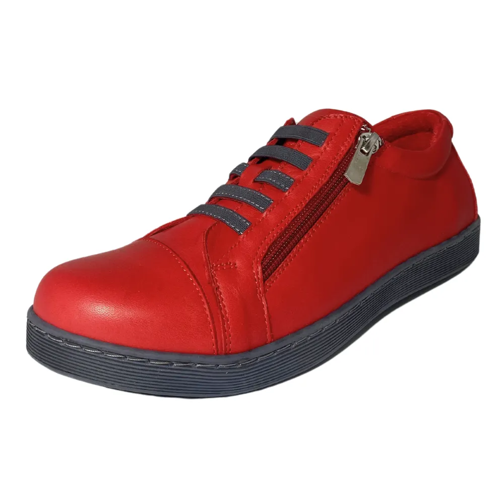 Conti Andreas Chic Jazzy Sneaker with Chilli/Grey Tone for Women