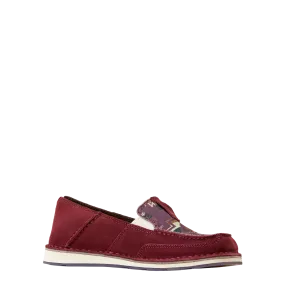 Ariat Ladies Dark Burgundy Aztec Slip On Cruiser 10046916