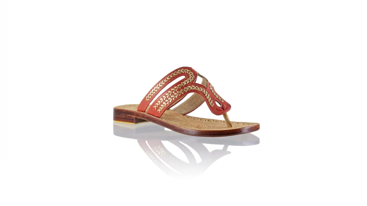 Arrah 20mm Flat - Orange & Gold