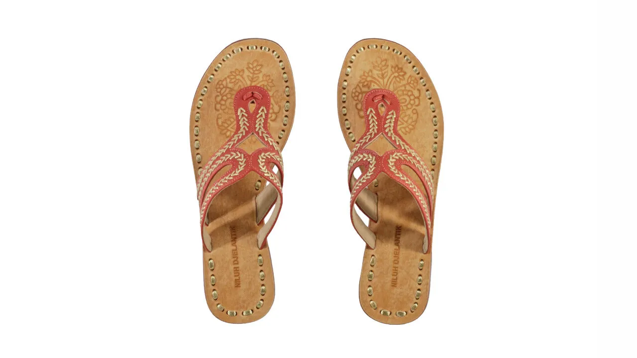 Arrah 20mm Flat - Orange & Gold