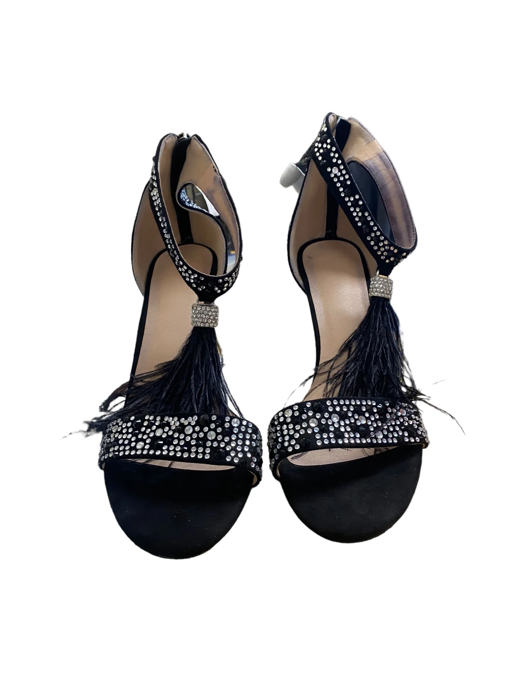 Black Shoes Heels Stiletto Clothes Mentor, Size 12