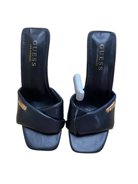 Black Shoes Heels Stiletto Guess, Size 6