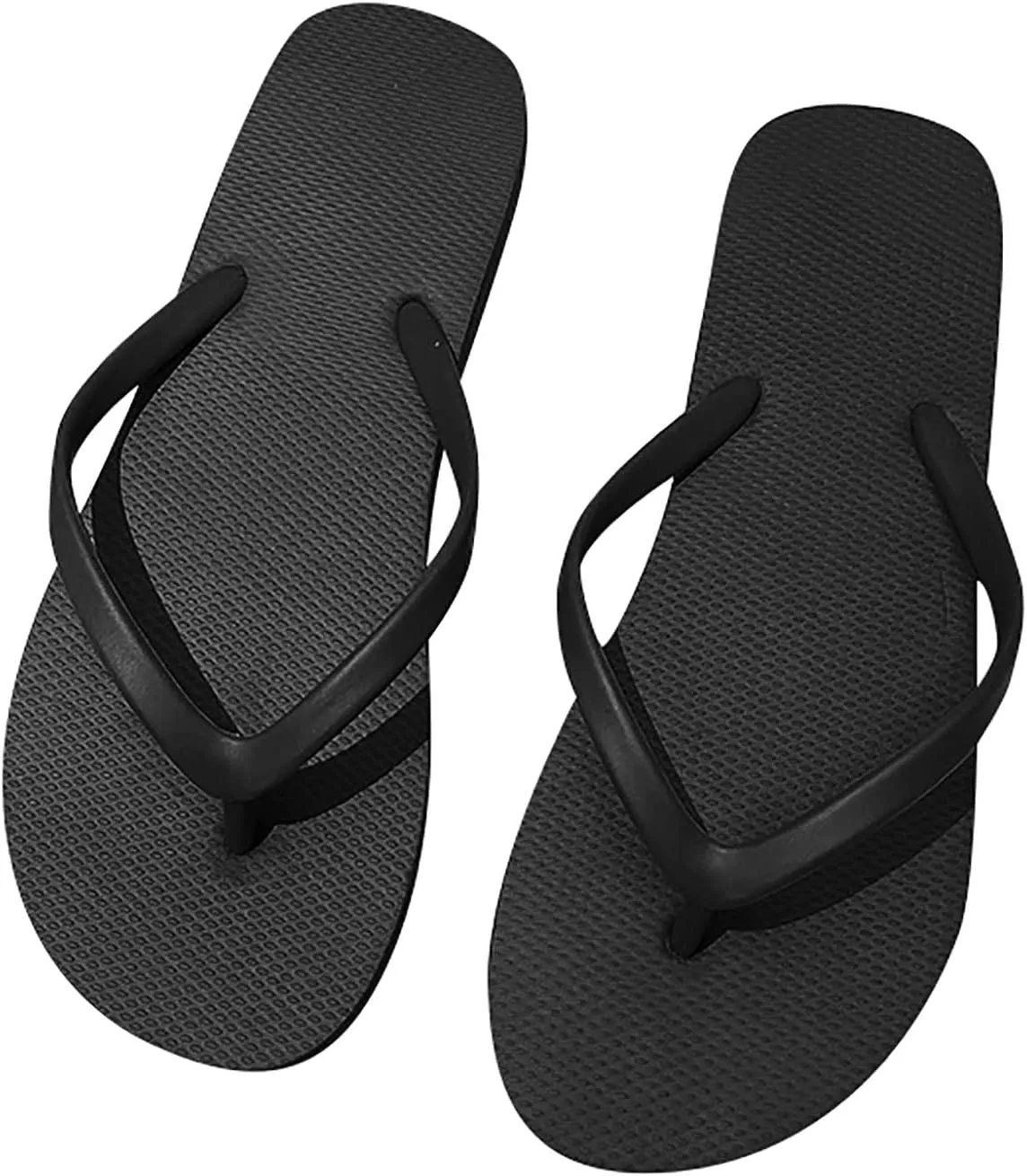 Black Womens Sandals, Women's Clip Toe Sandals Beach Slippers Lightweight Comfortable Summer Sandals Flip-Flops