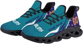 Custom Basketball Sneakers City Sports Slip-on Shoes Personalized Name Number Gifts for Basketball Fans Men Women