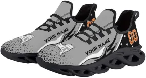 Custom Basketball Sneakers City Sports Slip-on Shoes Personalized Name Number Gifts for Basketball Fans Men Women