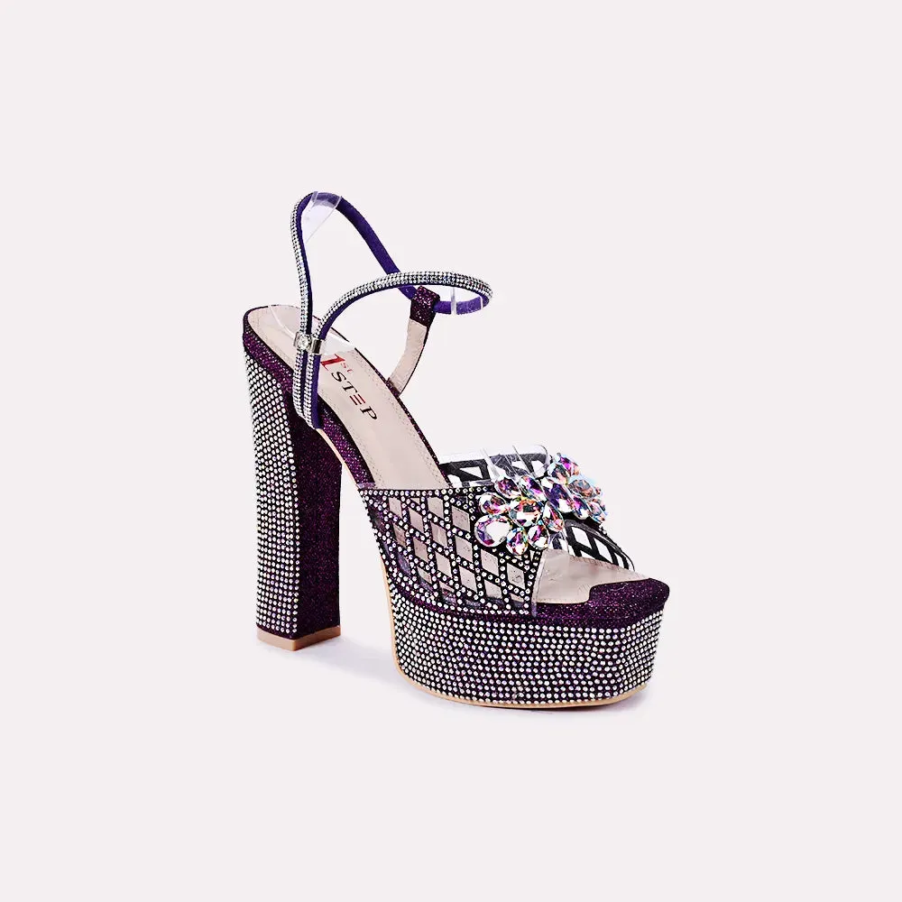 Diana Purple High Heel Sandals 0421153
