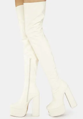 Ecru Identity Platform Boots