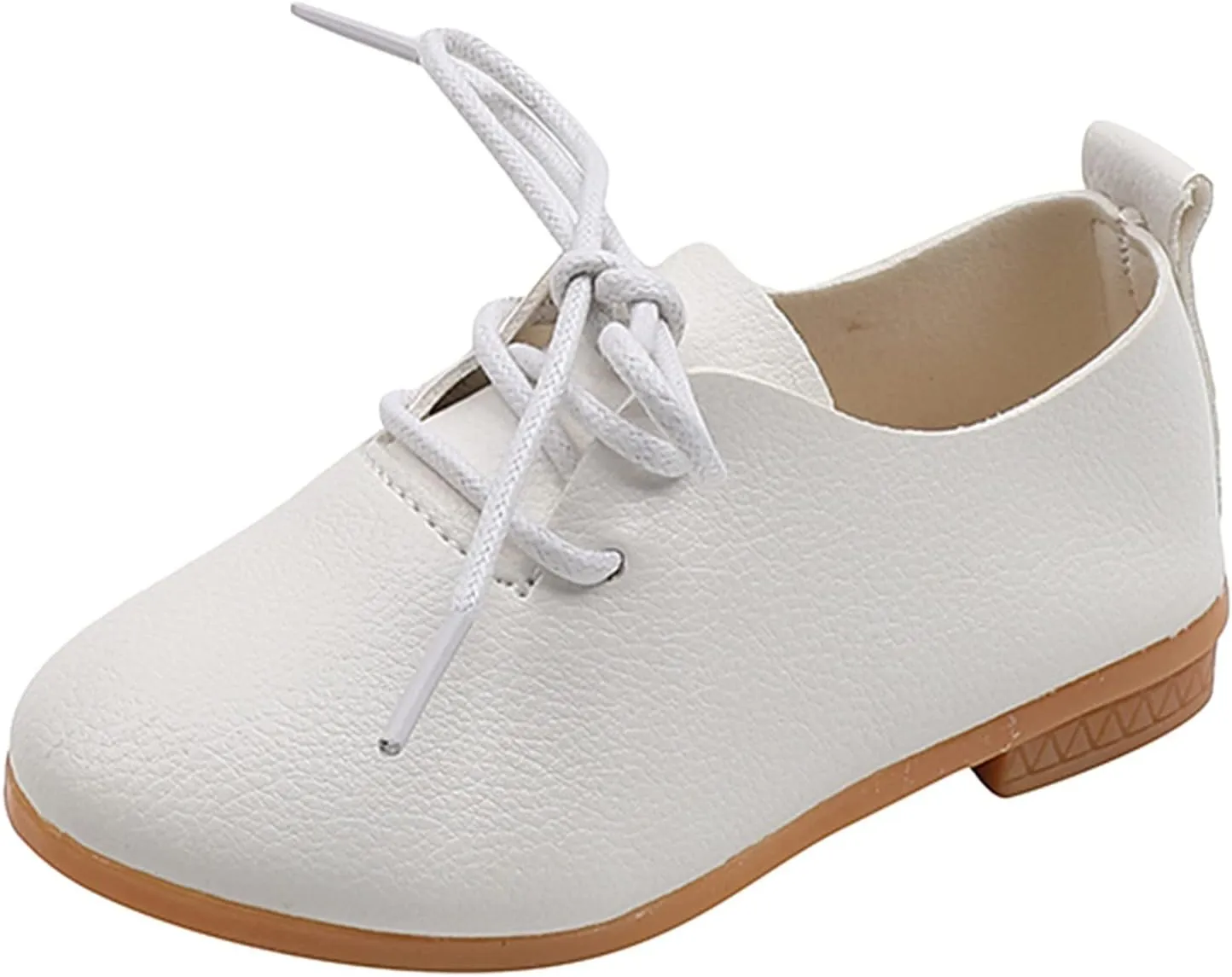 Girls and Toddler Classic Lace Up School Uniforms Comfort Oxford Dress Shoes Loafer Flats (Little Kid/Big Kid)