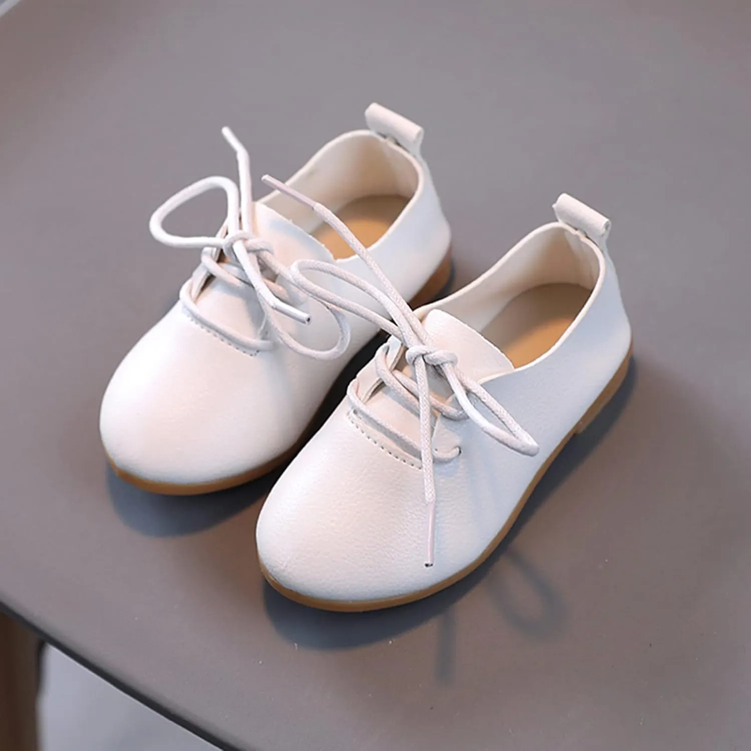Girls and Toddler Classic Lace Up School Uniforms Comfort Oxford Dress Shoes Loafer Flats (Little Kid/Big Kid)