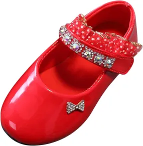 Girls Mary Jane Toddler Girl Dress Shoes Flower Girl Shoes Toddler Girl Ballet Flat for Wedding Party School Kid Shoes