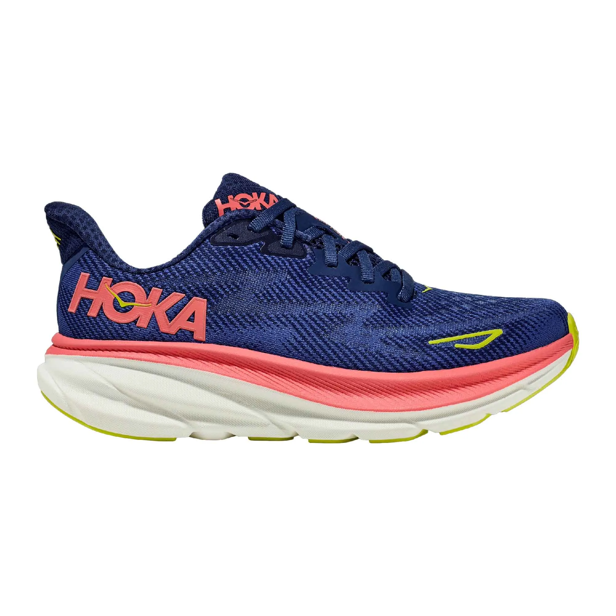 HOKA | Womens Clifton 9 Lightweight Running Shoes - Evening Sky Blue