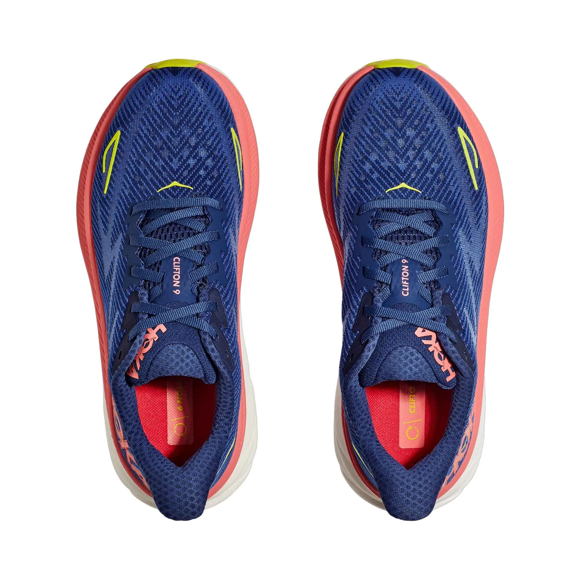 HOKA | Womens Clifton 9 Lightweight Running Shoes - Evening Sky Blue