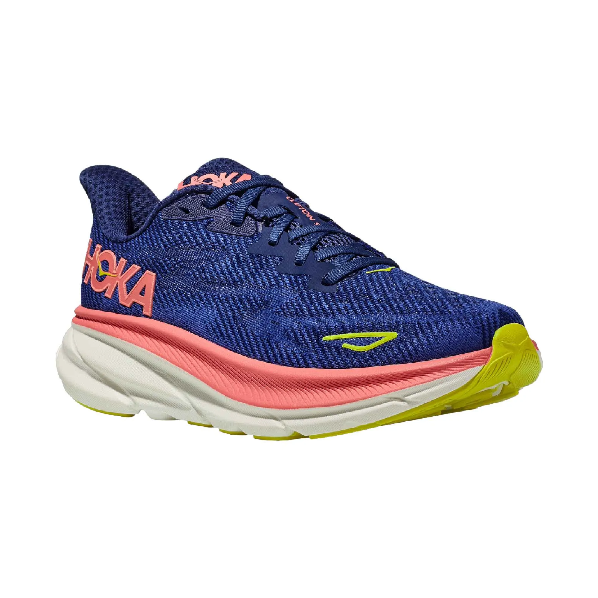HOKA | Womens Clifton 9 Lightweight Running Shoes - Evening Sky Blue