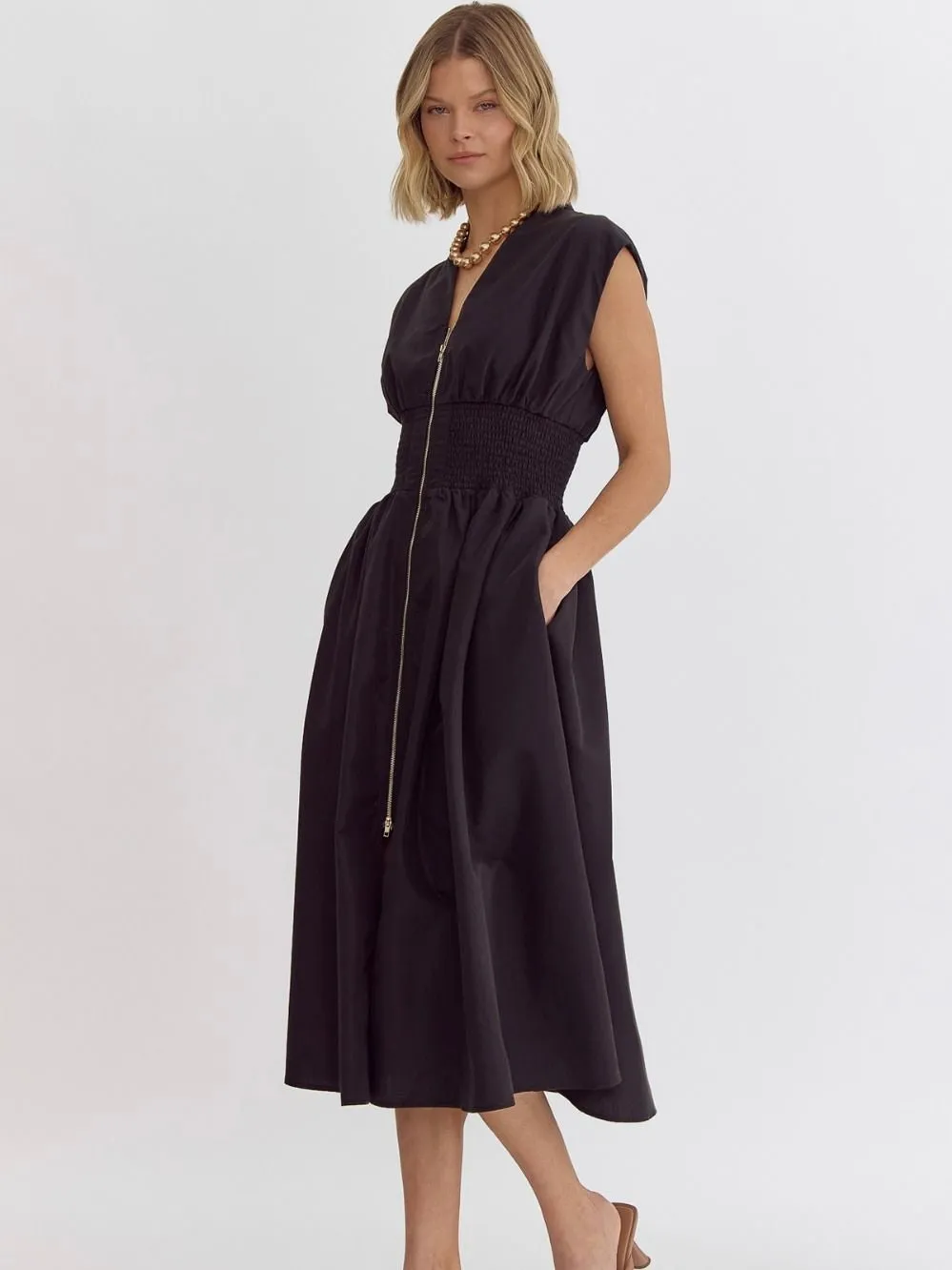 Joanna Zip Front Dress