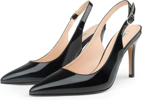 JOY IN LOVE Womens Slingback High Heels Stiletto Pointed Closed Toe Pumps