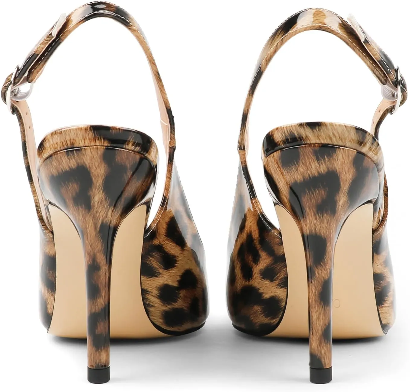 JOY IN LOVE Womens Slingback High Heels Stiletto Pointed Closed Toe Pumps