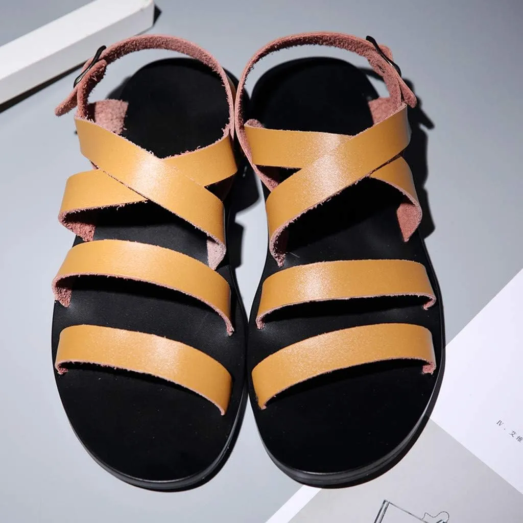 Mens Beach Sandals Sandal Men Mens Sandals Comfort Comfortable Beach for Indoor and Outdoor Non Slip Sandal
