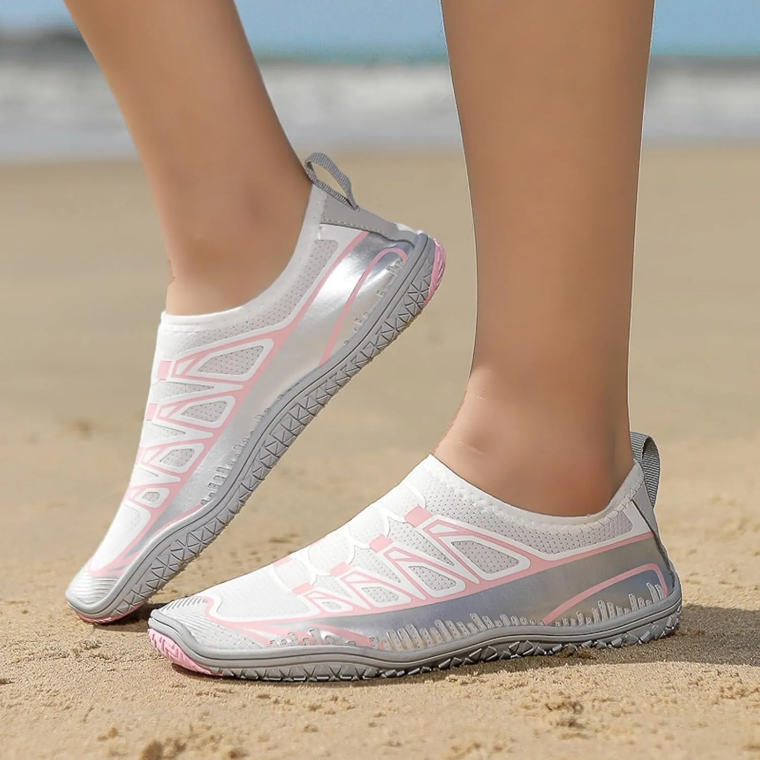 Mens Loafers & Slip-Ons Men and Women Couples Swimming Wading Shoes Soft Sole Swimming and Walking Shoes