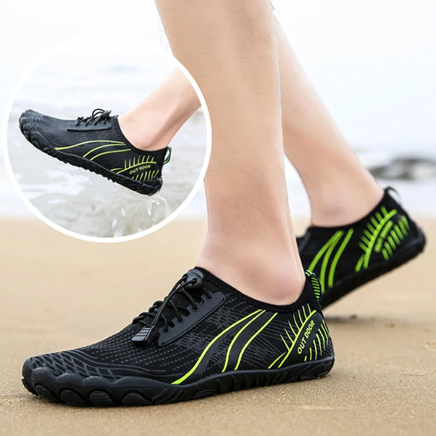 Mens Water Shoes 11 Barefoot Aqua Socks Quick Dry Water Shoes for Hiking Women Womens Wide Width Water Shoes Beach Shoes with Drainage for Beach Swimming Hiking Boating Sailing