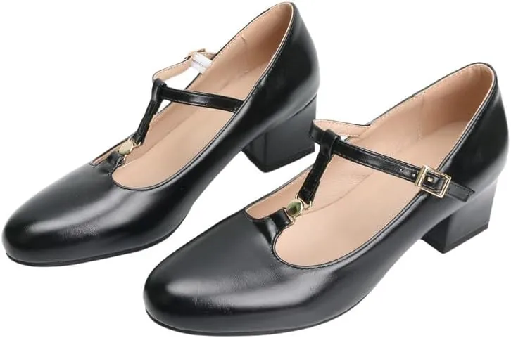 MEOTINA Cute Bow Heels Mary Janes Shoes Women Dress Platform Strappy High Heels Kawaii Shoes