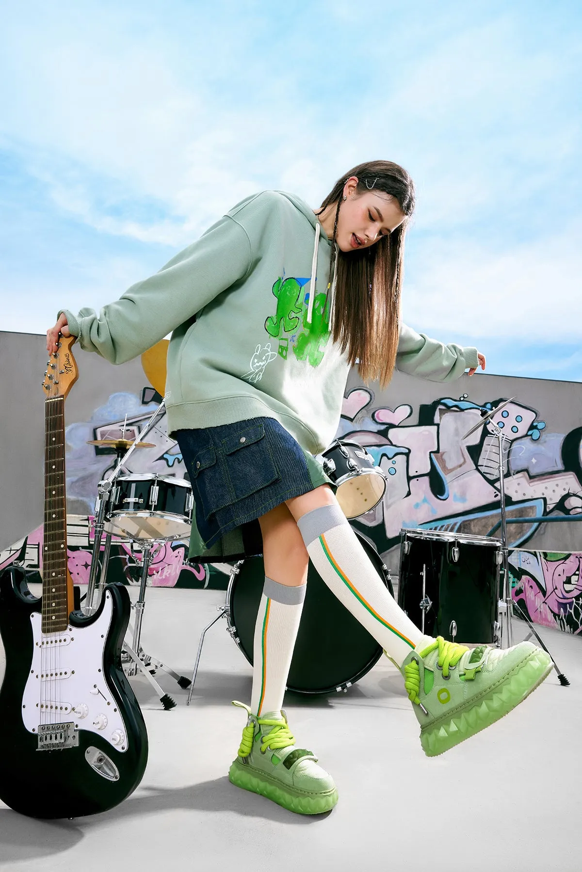 MIXCE Unisex High Top Sneakers For Women And Men