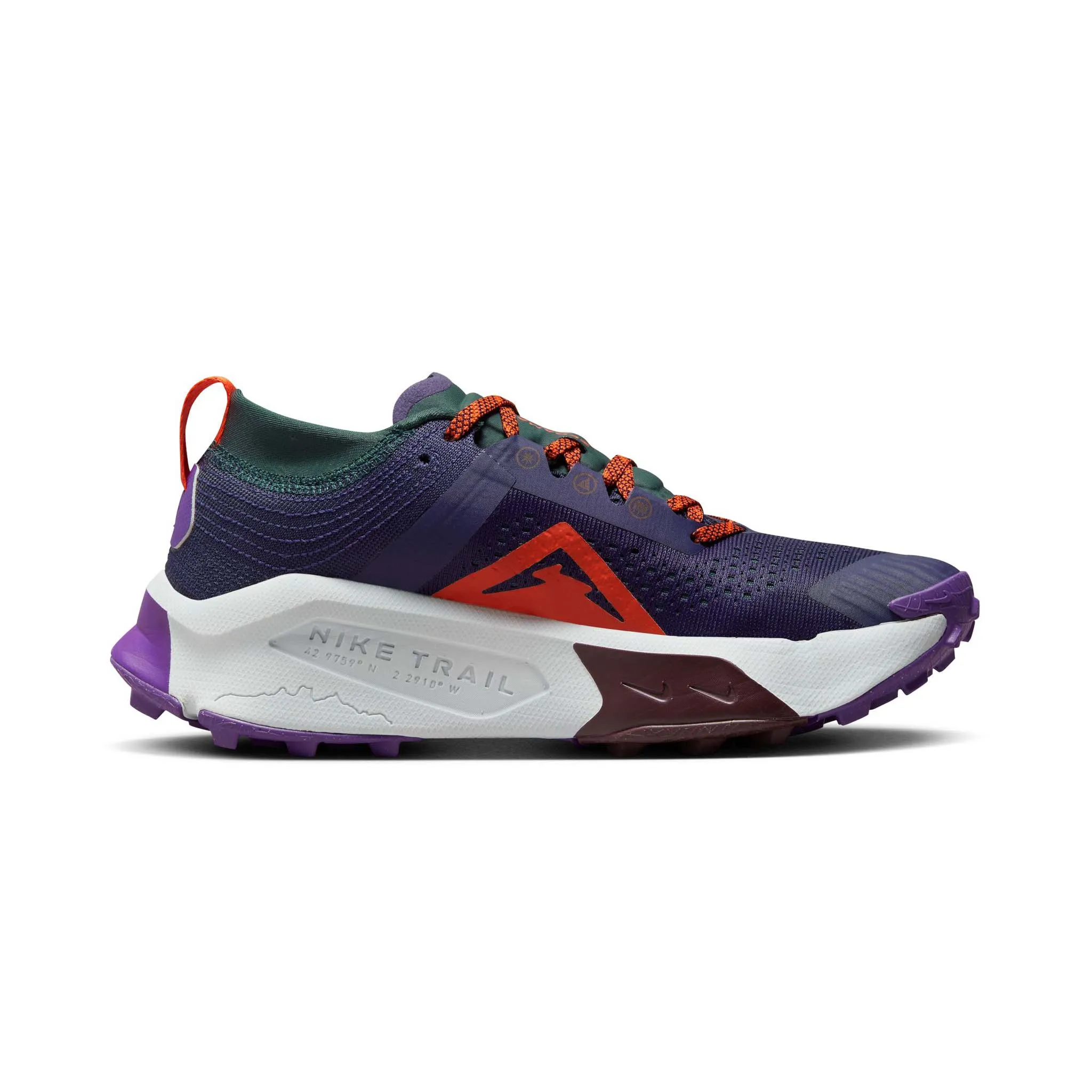 Nike Womens Zegama Trail Running Shoes - Vibrant Purple Ink
