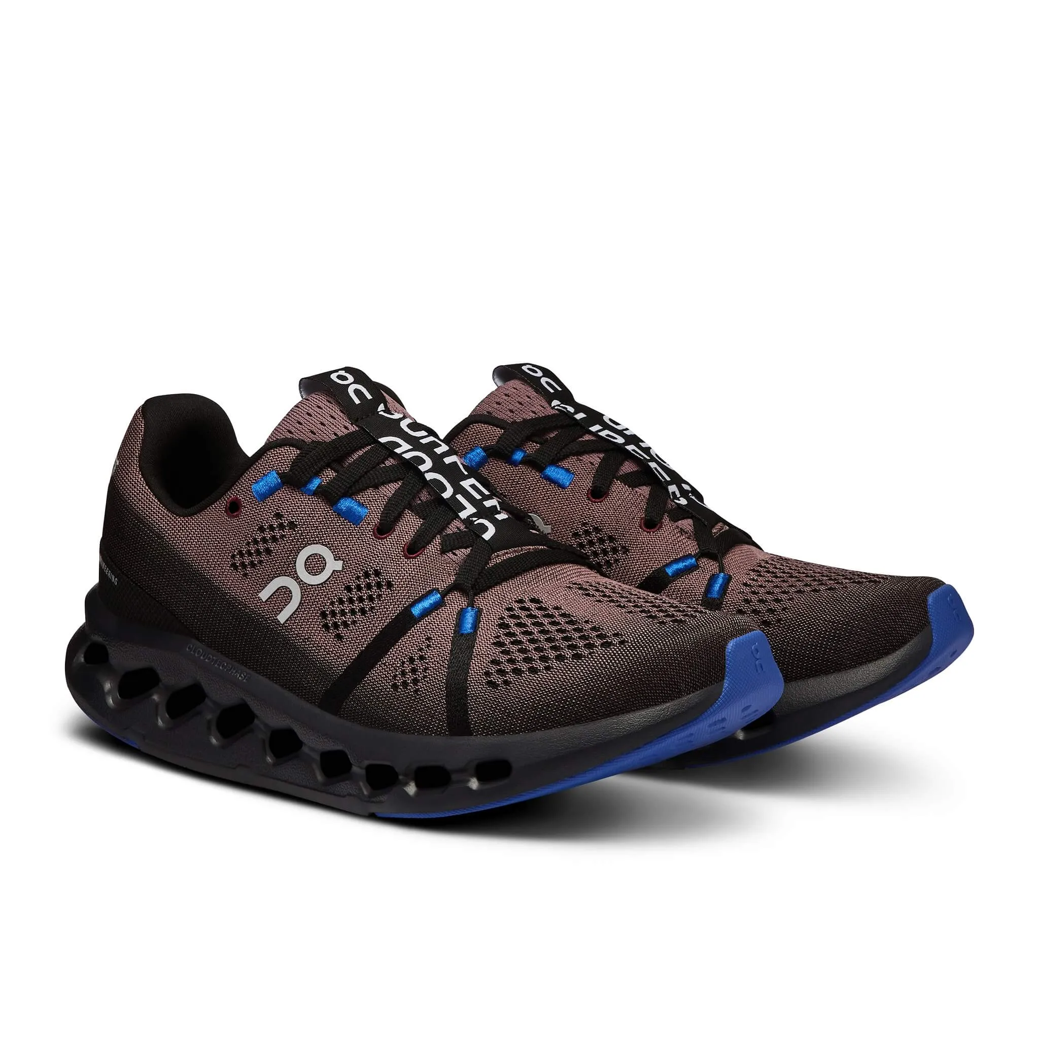 Womens Cloudsurfer Running Shoes in Black and Cobalt