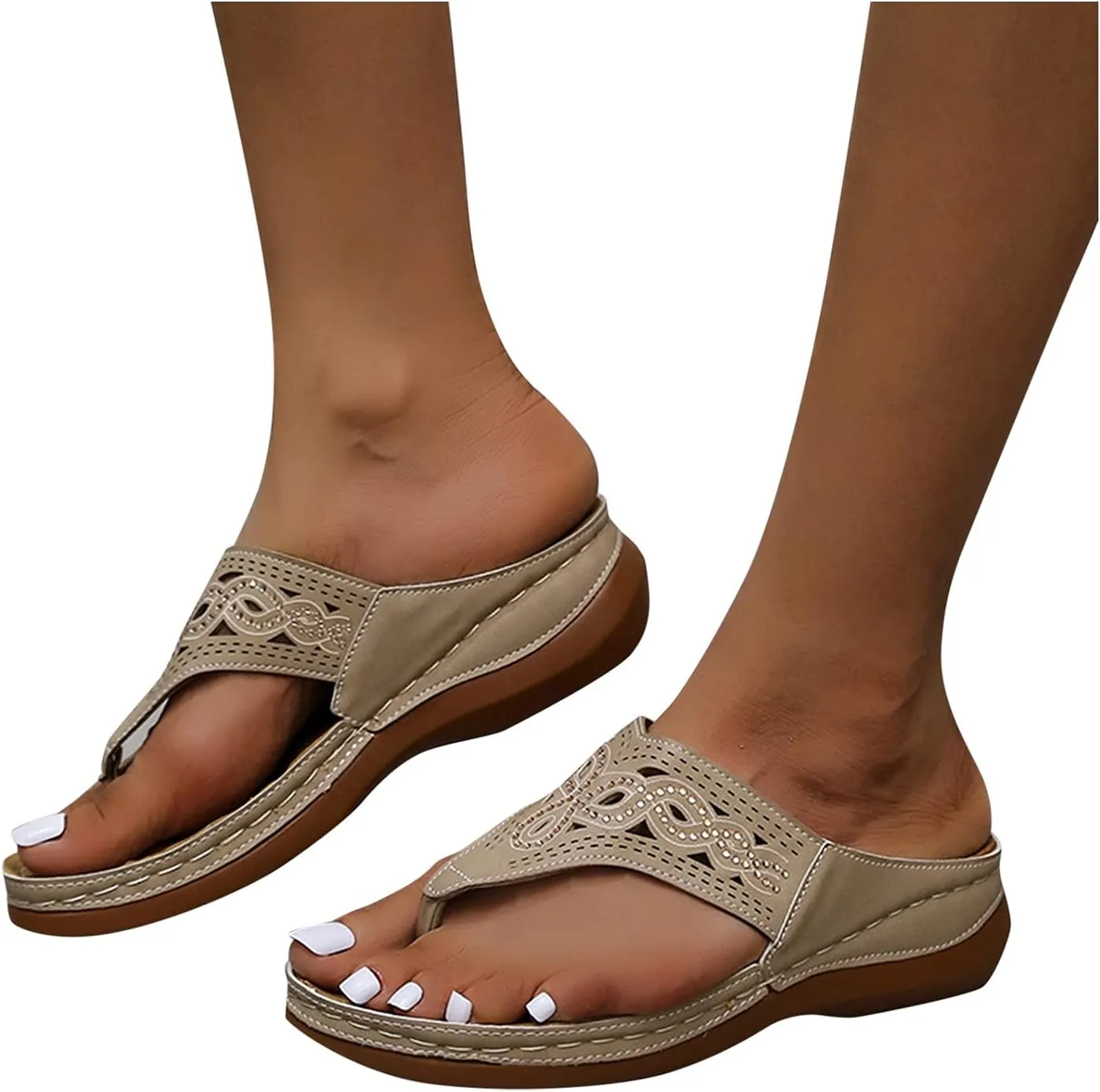 Ortho Walking Sandals for Women Sandals Women Dressy Summer Flat Gladiator Flat Sandals for Women Dressy Support Shoes for Women Extra Wide Walking Shoes for Women Black Shoes Women Dressy