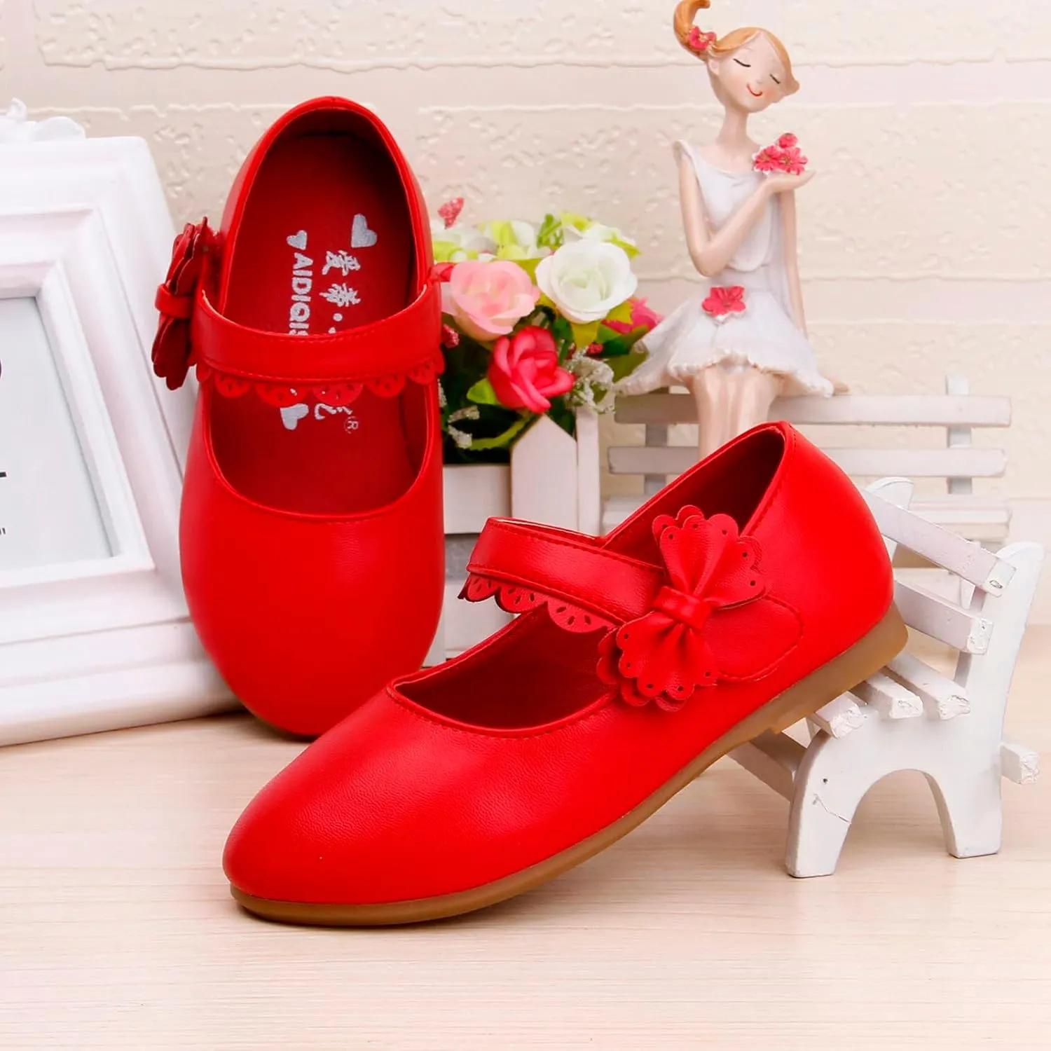 School Shoes for Girls Uniform Dress Shoes Mary Jane Little Girls Leather Shoes Toddler Flat Dance Shoes Kid Shoes
