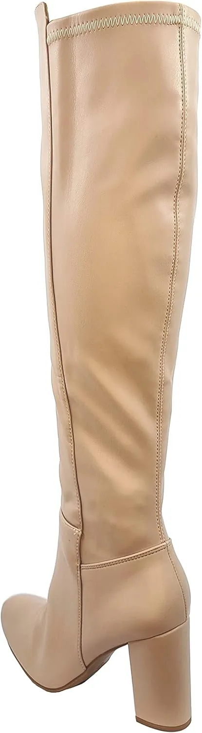 TOP Moda Womens Classy High Heel Knee High Boots