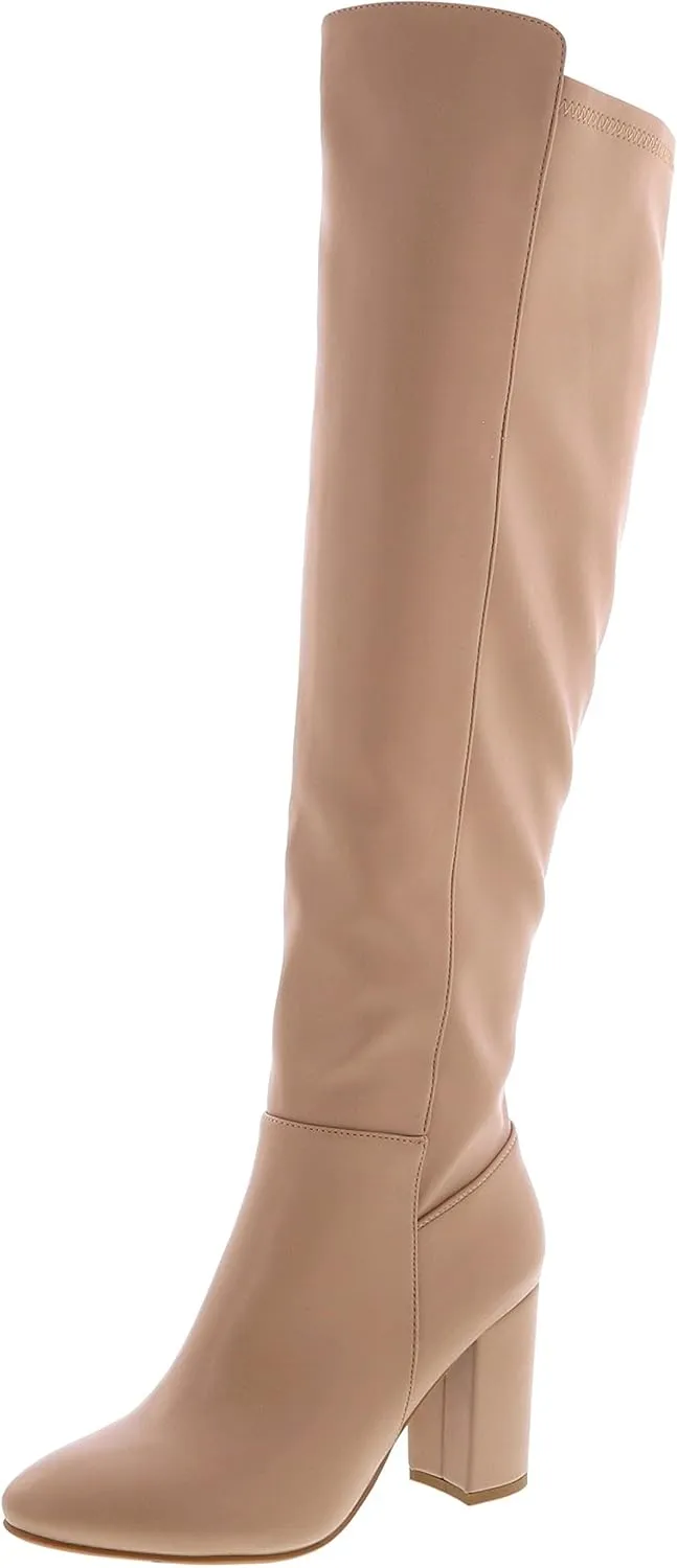 TOP Moda Womens Classy High Heel Knee High Boots