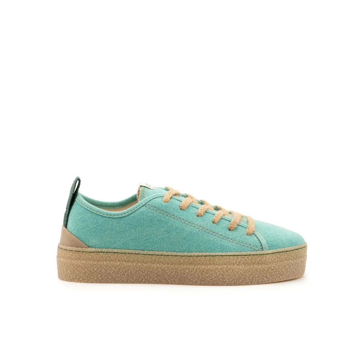 Optimized Aqua Vegan Sneakers Model FIO006 for Eco-Friendly Comfort