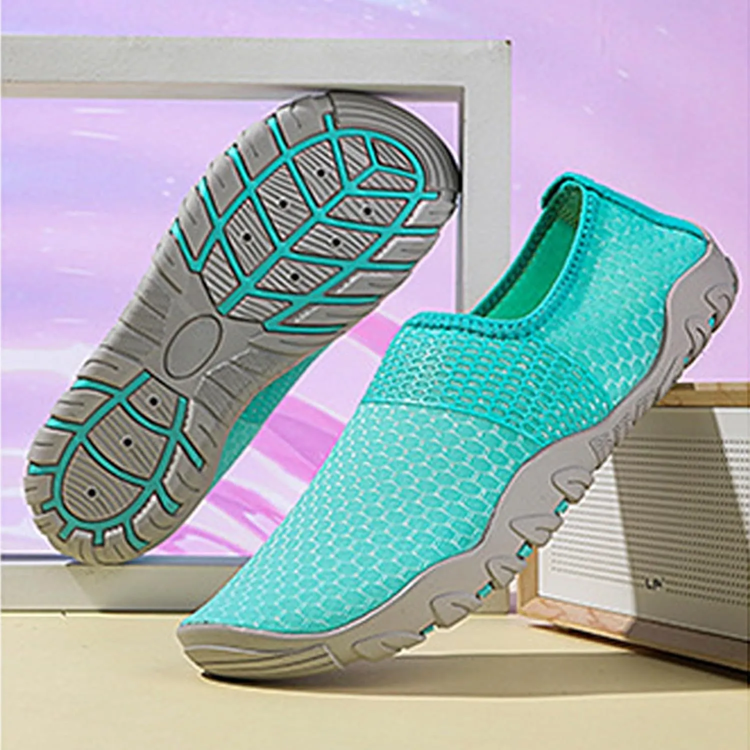 Water Shoes Men Wide Toe Box Non Slip Casual Arch Support Water Shoes Hiking Wide Water Shoes for Women Athletic Hiking Water Shoes for Beach Lake Pool Hiking Surfing Camping Size