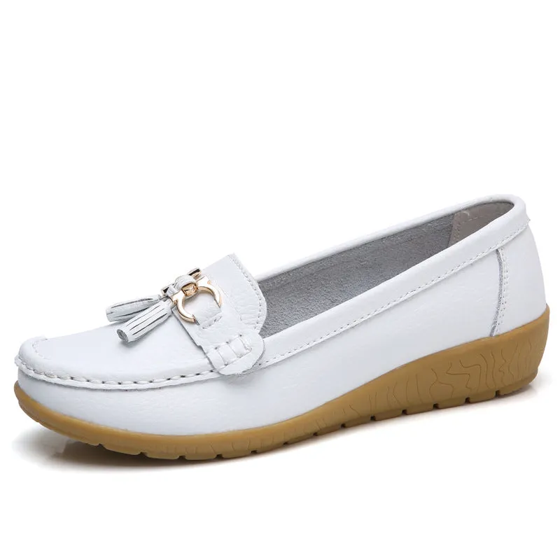 Women's Spring Genuine Leather Shoes