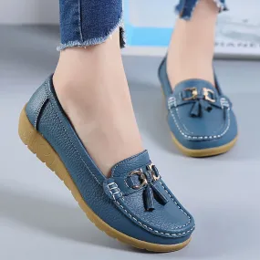 Women's Spring Genuine Leather Shoes