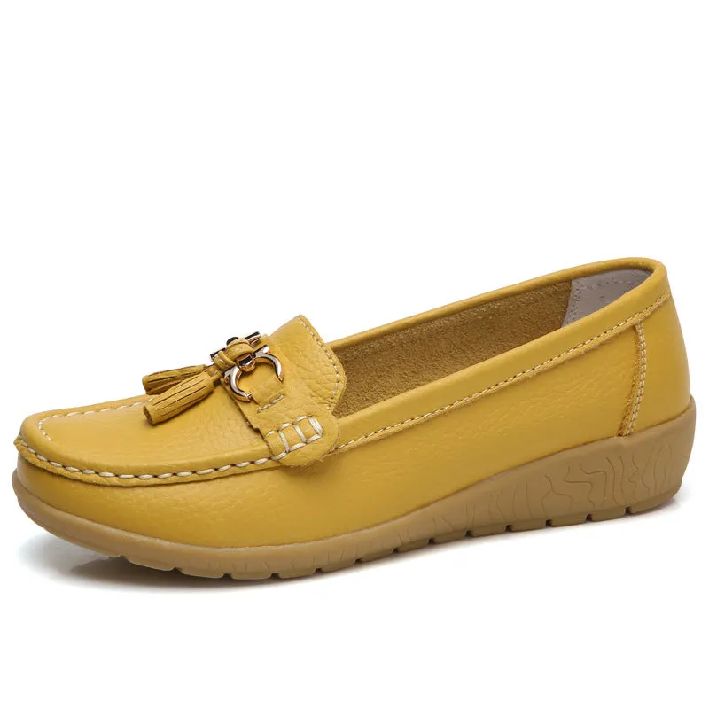 Women's Spring Genuine Leather Shoes