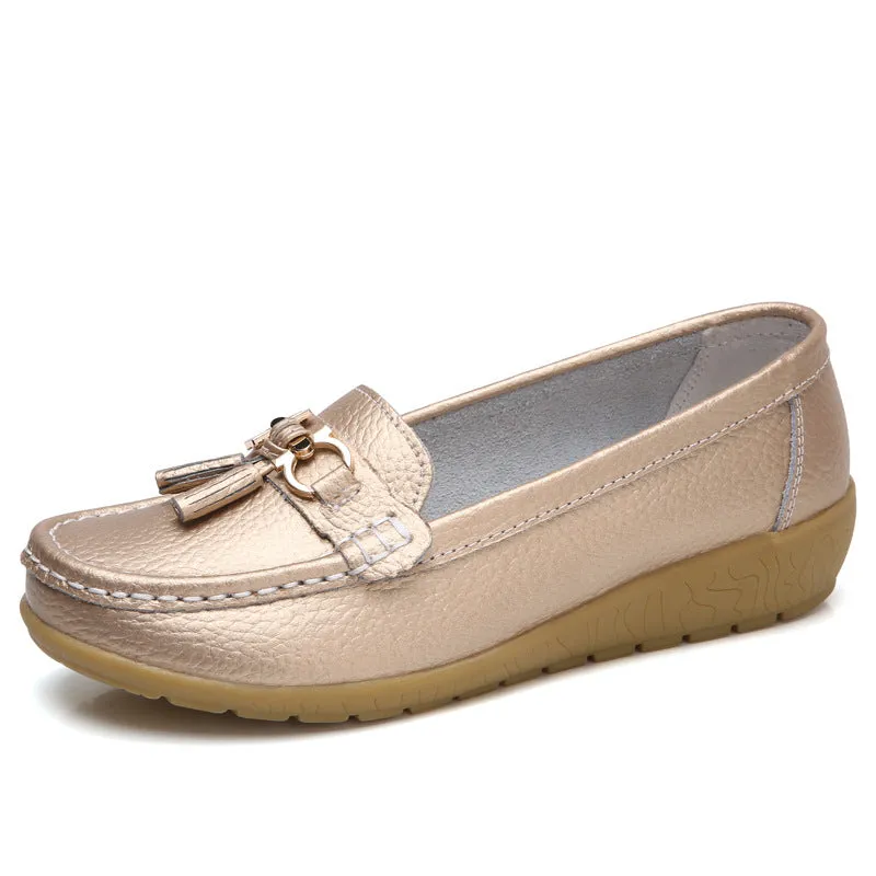 Women's Spring Genuine Leather Shoes