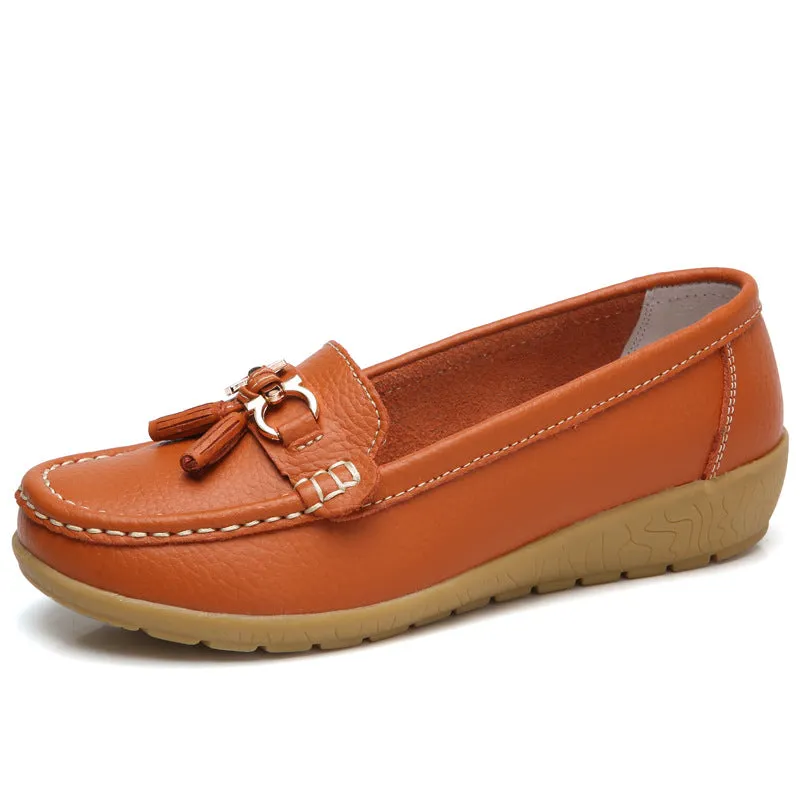 Women's Spring Genuine Leather Shoes