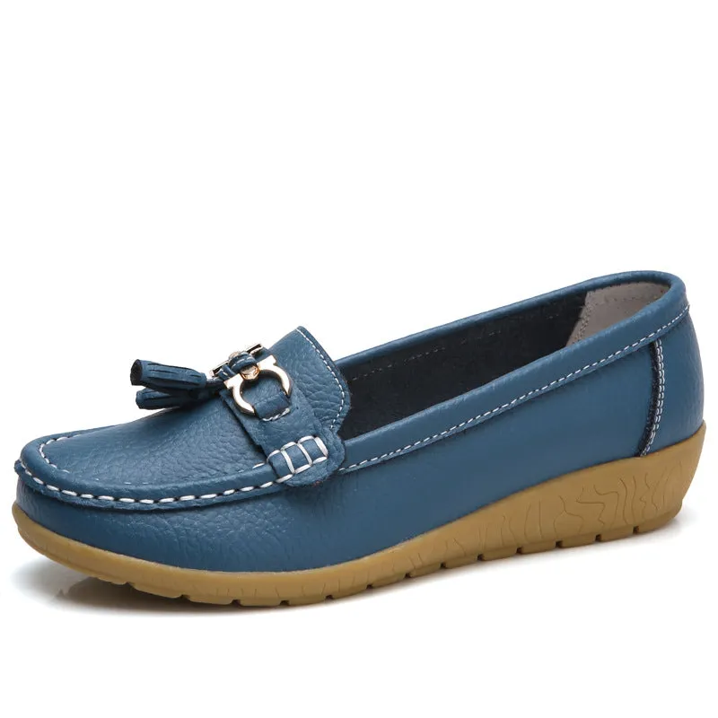 Women's Spring Genuine Leather Shoes