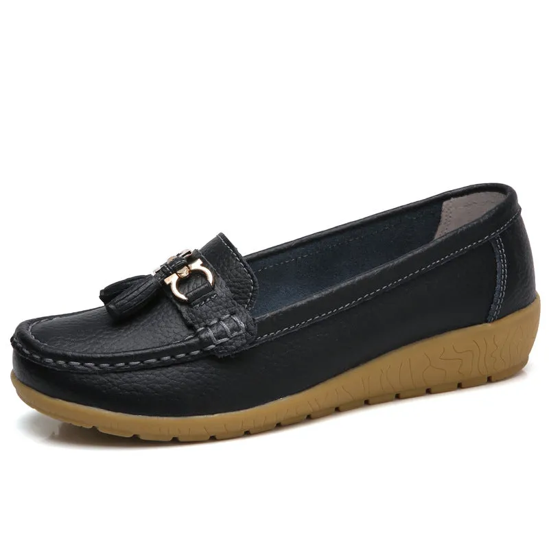 Women's Spring Genuine Leather Shoes