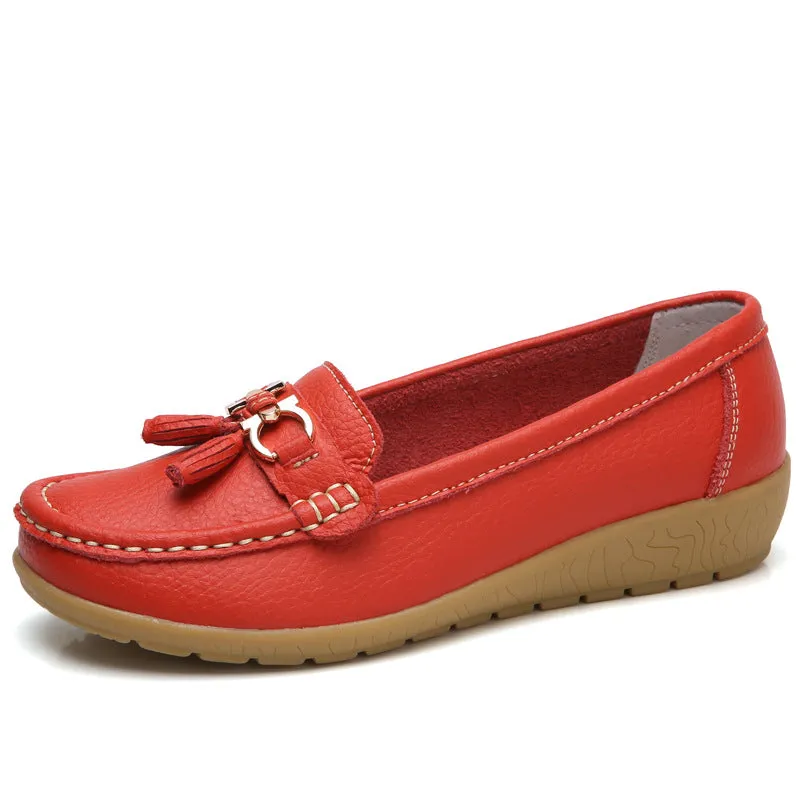 Women's Spring Genuine Leather Shoes